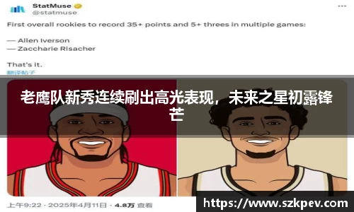 老鹰队新秀连续刷出高光表现，未来之星初露锋芒