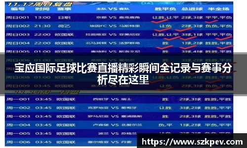 宝应国际足球比赛直播精彩瞬间全记录与赛事分析尽在这里